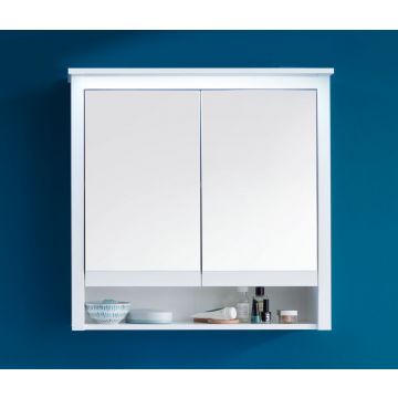 Spiegelschrank Ole | 81 x 25 x 80 cm | Weiß