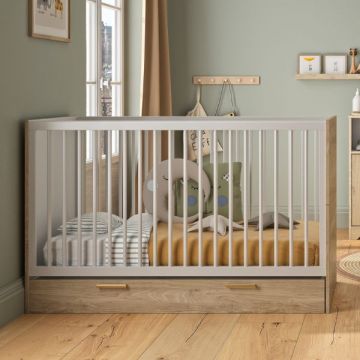 Baby- und Kleinkinderbett Elea | 60 x 120 cm | Design Châtaignier