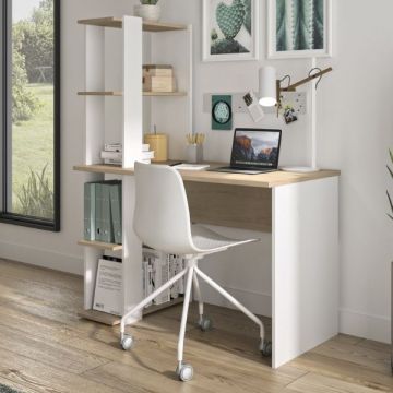Schreibtisch mit Aufbewahrungsschrank Homy | 115 x 60 x 148 cm | Châtaignier Design