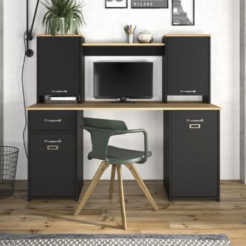 Schreibtischplatte Bristol | 149 x 27 x 57 cm | Design Helvezia Oak