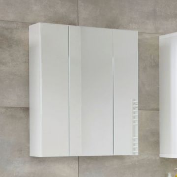 Spiegelschrank Monte | 60 x 18 x 74 cm | Weiß