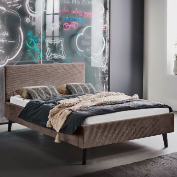 Doppelbett Avola | 140 x 200 cm | Design Taupe