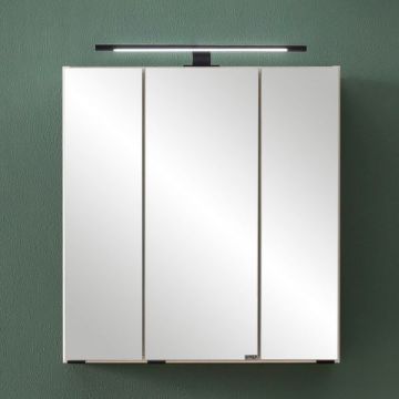 Spiegelschrank Meran | 60 x 20 x 64 cm | Weiß