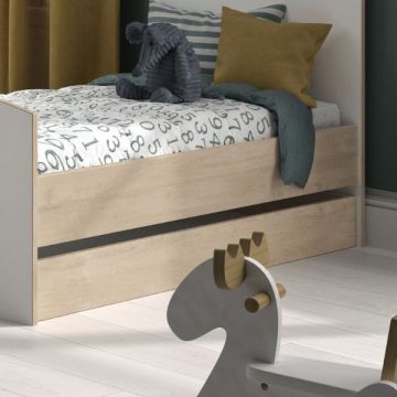 Bettgitter für das Mitwachsende Bett Emma | 140 x 2 x 18 cm | Design Blonde Oak