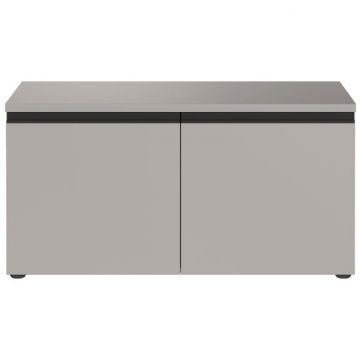 Schuhbank Elton | 96 x 41 x 50 cm | Grau