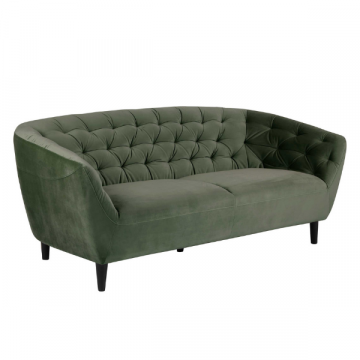 3-Sitzer Sofa Isiah 191cm - waldgrün