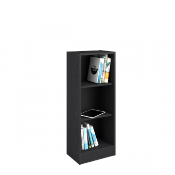 Bücherregal Hobby Länge 41 cm-2 Fachböden-schwarz
