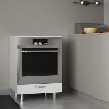 Küchenschrank Furny Home - 60x57x85 cm - Weiß 