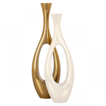 Goldene Florine Große Vase