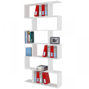 Bücherregal Medellín | 84 x 24,6 x 191,8 cm | High Gloss White Design