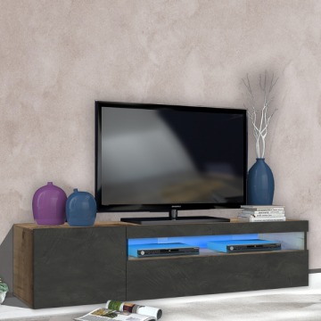 TV-Schrank Cosmopolitan | 155 x 40 x 36,5 cm | Ardesia & Maple Pereira Design