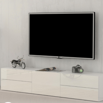 TV-Schrank Matis 170 cm-hochglänzend-weiß 