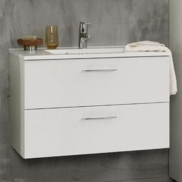 Waschtischunterschrank Portofino | 80 x 47 x 54 cm | Weiß