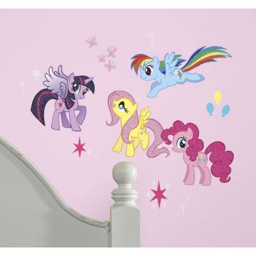 Wandsticker My Little Pony - mit Glitter