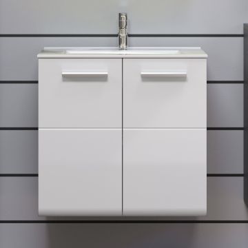 Waschtischunterschrank Riva | 62 x 47 x 59 cm | Smoky Silver Design