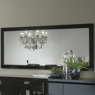 Spiegel Roma 180 cm - schwarz