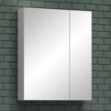 Spiegelschrank Riva | 60 x 16 x 75 cm | Weiß
