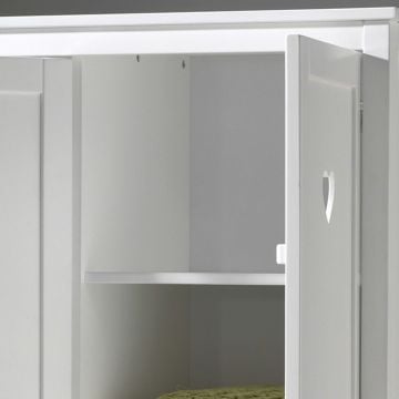 Zusätzlicher Einlegeboden für Kleiderschrank Amori 3 Türen - weiß