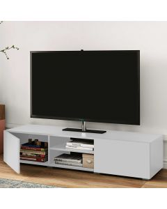 TV-Schrank Podium 140 cm - weiß