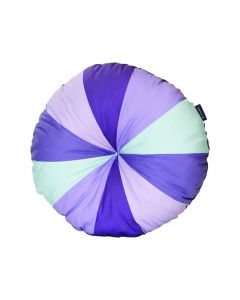 Rundes dekoratives Kissen - violett