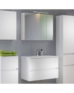 Waschtisch-Möbel-Set Brama 80cm - weiß 
