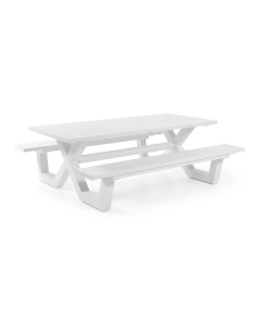 Picknick-Tisch Biabou 220x110 - weiß