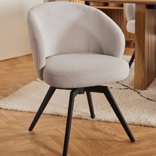 Darlene Esszimmerstuhl - drehbar - beige Darlene Esszimmerstuhl - drehbar - beige